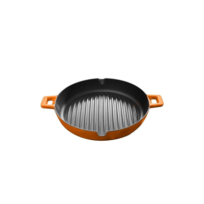 Voeux Kitchenware Amusant Döküm Yuvarlak Izgara Tava