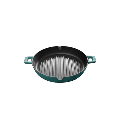 Voeux Kitchenware Amusant Döküm Yuvarlak Izgara Tava