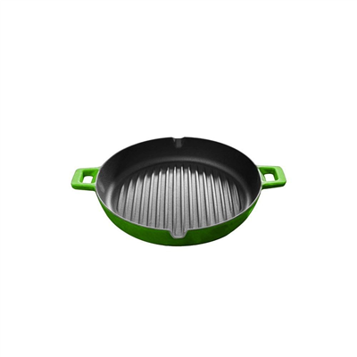 Voeux Kitchenware Amusant Döküm Yuvarlak Izgara Tava