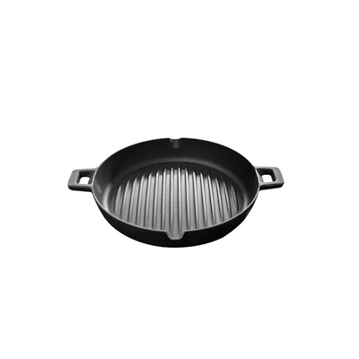 Voeux Kitchenware Amusant Döküm Yuvarlak Izgara Tava