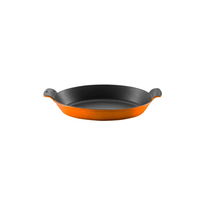 Voeux Kitchenware Elegance Oval Döküm Sahan Ve Ahşap Nihale