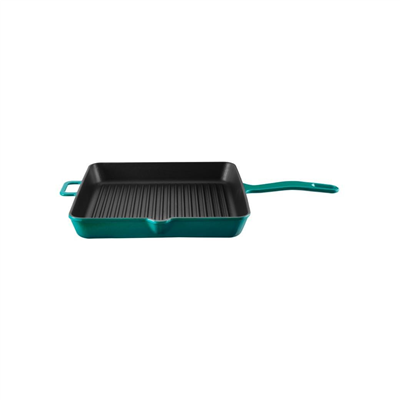 Voeux Kitchenware Profond Döküm Kare Izgara Tava