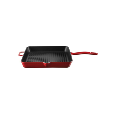 Voeux Kitchenware Profond Döküm Kare Izgara Tava