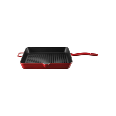 Voeux Kitchenware Profond Döküm Kare Izgara Tava