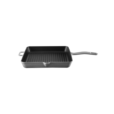 Voeux Kitchenware Profond Döküm Kare Izgara Tava
