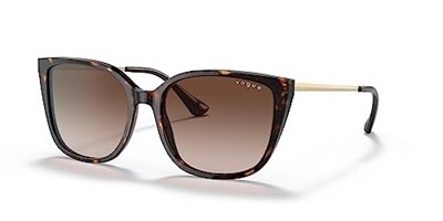 Vogue 0VO5435SI W65613 55 Kadın Güneş Gözlüğü, Dark Havana, 55