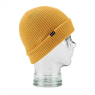 Volcom Erkek Sweep Skull Fit Kar Beanie, Altın S4, Tek Beden