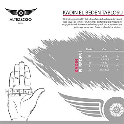 Voyage Fingerless Kadın Sürücü Eldiveni (Kırmızı)