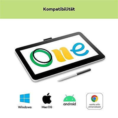 Wacom One 13 Dokunmatik Çizim Tablet - DTH134W0B 13,3 inç Full HD%99 sRGB, Pil içermez. - Seçenekler: Wacom One 13 touch, Wacom One S, Ekranlı tablet, Tablet...