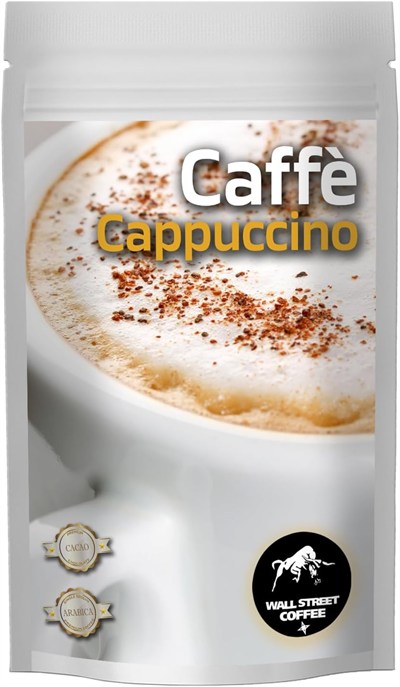 Wall Street Coffee Cappuccino Caffe 200 Gr