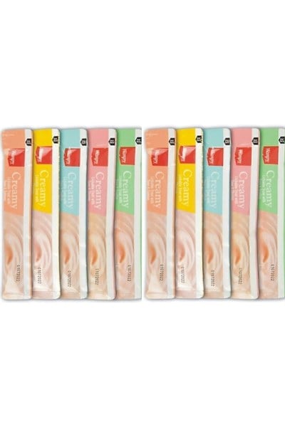 Wanpy Creamy Cat Treat Karışık Krema Sıvı Kedi Ödül Maması 14 Gr X 20 Adet