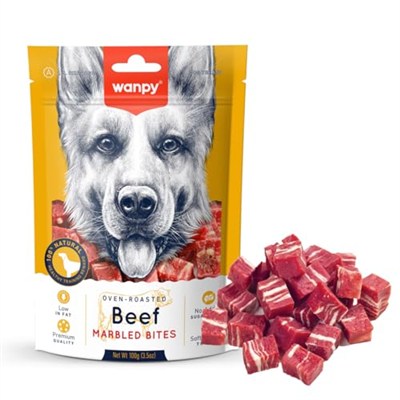 Wanpy Marbled Köpek Ödül Et Parçaları 100 Gr