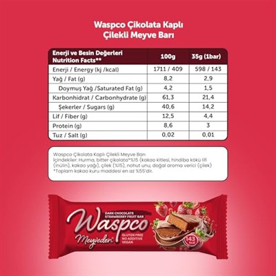 Waspco Çilekli Meyve Bar