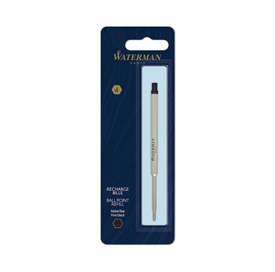 Waterman Tükenmez Kalem Refill, Tekli Blister, Fine (F) Uç, Siyah - 1964017 - Seçenekler: 1 StÃ¼ck, 1 Count (Pack of 1), 1 stück (1er Pack)