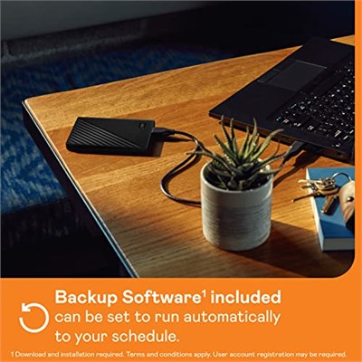 WD 6 TB My Passport taşınabilir harici sabit disk, cihaz yönetim yazılımı, yedekleme ve şifre koruması, PC, Xbox ve PS4 ile uyumlu, siyah