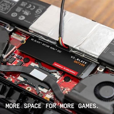 WD_BLACK 2TB SN7100 NVMe Dahili Oyun SSD Katı Hal Sürücüsü - Gen4 PCIe, M.2 2280, 7.250 MB/sye kadar - WDS200T4X0E