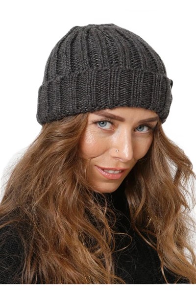 Wearflawless Kadın Katlamalı Örgü Bere-1