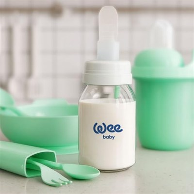 Wee Baby Anne Sütü Kaşıklı Biberon