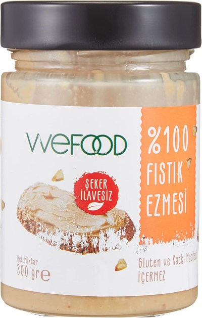 Wefood Fıstık Ezmesi %100 Sade - 300 Gr