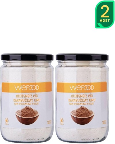 Wefood Glutensiz Çiğ Karabuğday Unu 350 gr 2li
