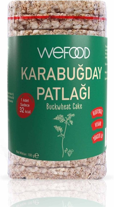 Wefood Glutensiz Karabuğday Patlağı 100 Gr