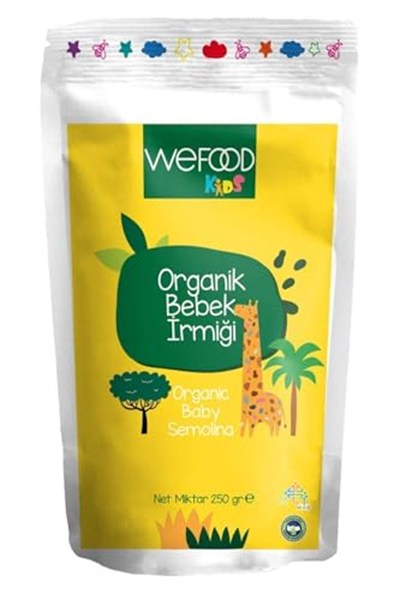 Wefood Kids Organik Bebek İrmiği 250g