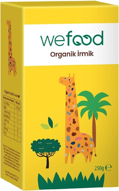 Wefood Kids Organik Bebek İrmiği 250g