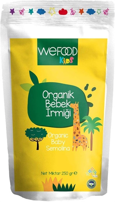 Wefood Kids Organik Bebek İrmiği 250g