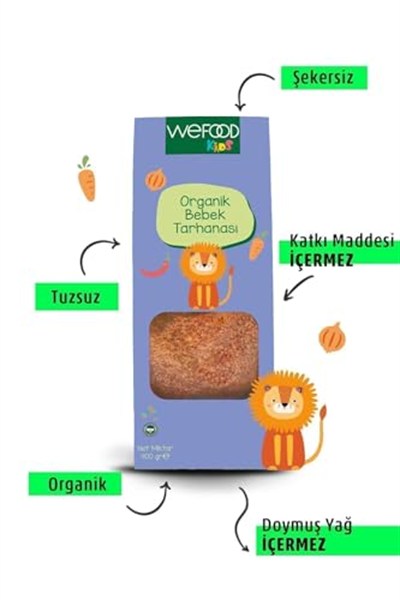 Wefood Kids Organik Bebek Tarhanası 400 gr