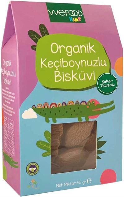Wefood Kids Organik Keçiboynuzlu Bisküvi 55 gr 8683347030439