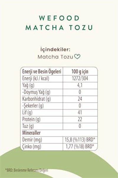 Wefood Matcha Tozu 50 G