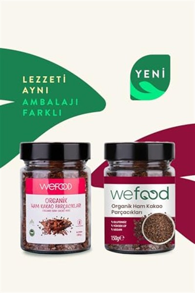 Wefood Organik Ham Kakao Parçacıkları 150 Gr (kakao Nibs) 8681749104246