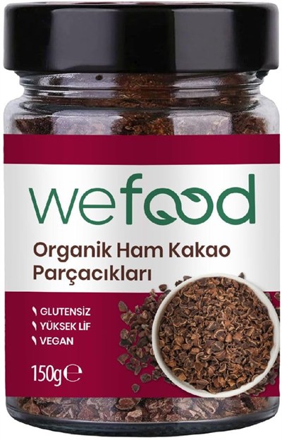 Wefood Organik Ham Kakao Parçacıkları 150 Gr (kakao Nibs) 8681749104246