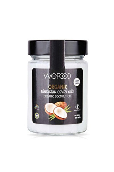 Wefood Organik Hindistan Cevizi Yağı 300 Ml (1 Adet)