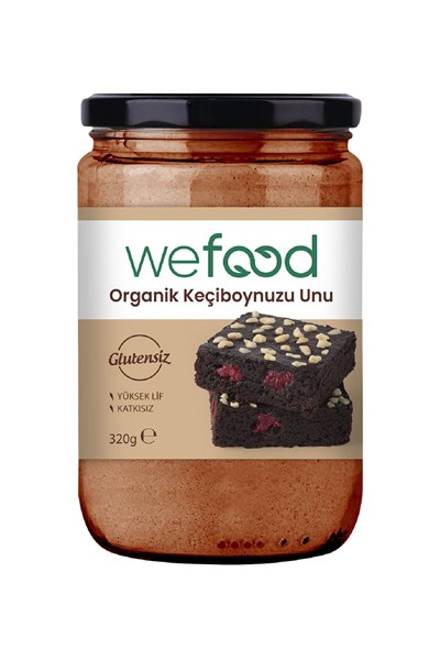 Wefood Organik Keçiboynuzu Unu 320 gr