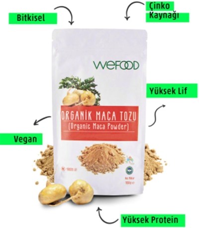 Wefood Organik Maca Tozu 100 Gr