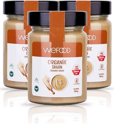 Wefood Organik Tahin 300 gr 3lü