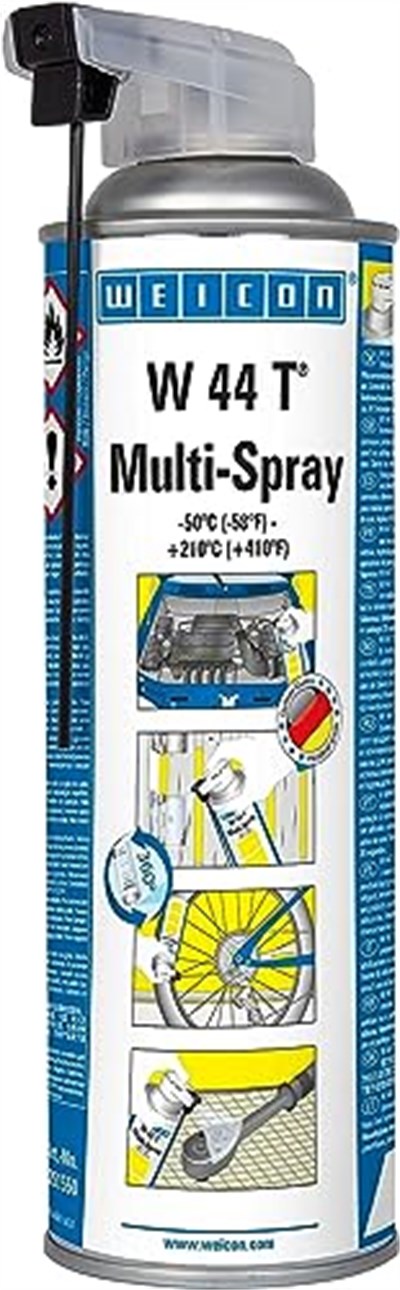 WEICON W 44 T Çoklu Sprey, 500 ml, Çok işlevli koruyucu temizleyici bakım yağı