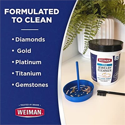 Weiman takı-temizleyici Liquid – geri yükleme parlak ve parlaklık ile öne çıkar altın, elmas, platin takı ve değerli taşlar, 7 fl. oz