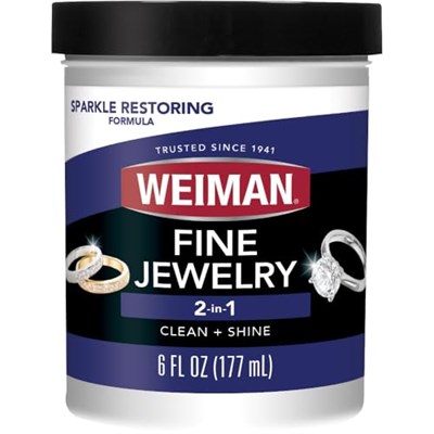 Weiman takı-temizleyici Liquid – geri yükleme parlak ve parlaklık ile öne çıkar altın, elmas, platin takı ve değerli taşlar, 7 fl. oz