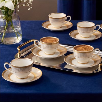 Weimar Liselotte Of Heidelberg 12 Parça 6 Kişilik 100 ml Kahve Fincan Takımı