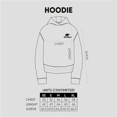 Welcome Hoodie Siyah Baskılı Kapüşonlu Kadın Sweatshirt S
