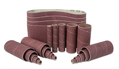 WEN 6524SP240 240-Grit Kombinasyon Kemer ve Kol Zımpara Seti, 24lü Paket