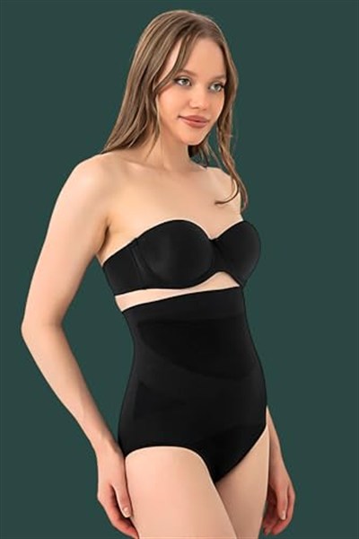 Wenupina X Model Slip Külot Korse - Siyah