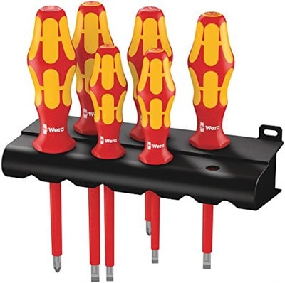 Wera 160 i/6 Raflı Tornavida Seti Kraftform, Plus Serie 100 + Raf, 6 Parça, 05006145001