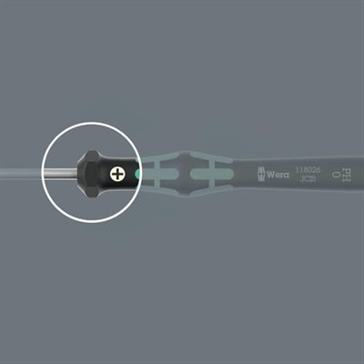 Wera 2035 Elektronikçiler için Düz Tornavida, 0,20 x 1,2 x 40 mm, 05117992001