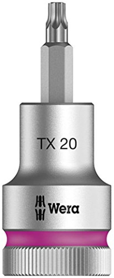 Wera 8767 C HF Torx Zyklop Tutma Fonksiyonlu 1/2 inç Uç, TX 20 x 60 mm, 05003830001
