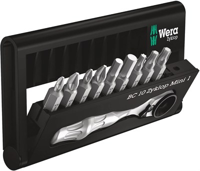 Wera Uç Çeşitleri Bit-Check 10, Zyklop Mini 1, 10 Parça, 05073645001