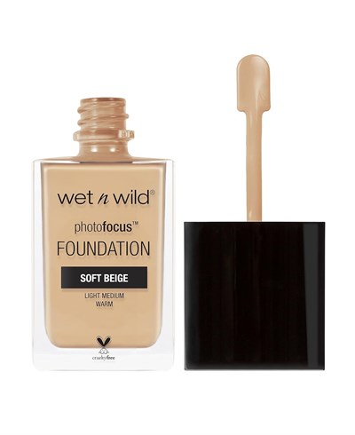 Wet N Wild Photo Focus Foundation Fondöten - Soft Beige, Bej, 4049775536532