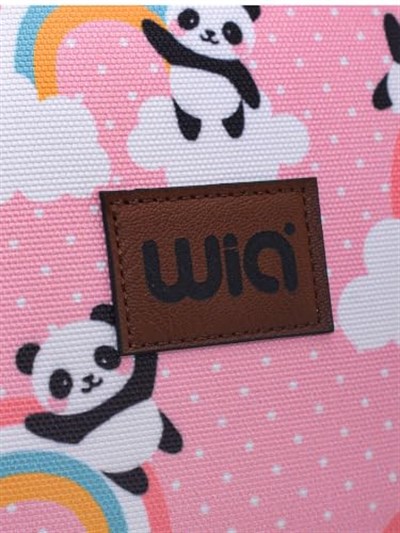Wia Eğlenceli Baskı Tek Bölmeli Kreş Çanta, WCAN6003